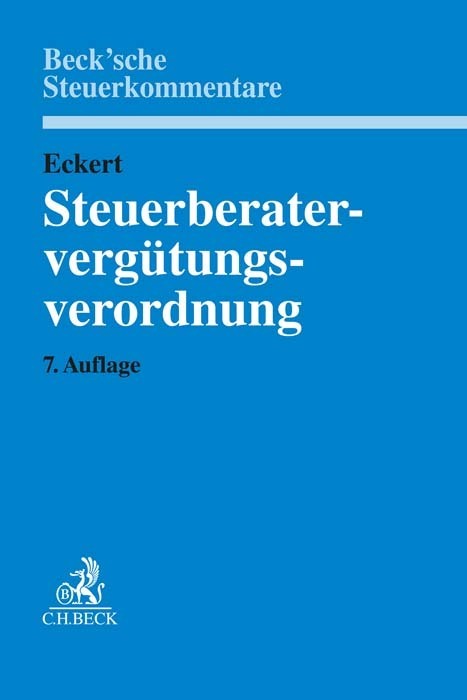Steuerberatervergütungsverordnung main product photo