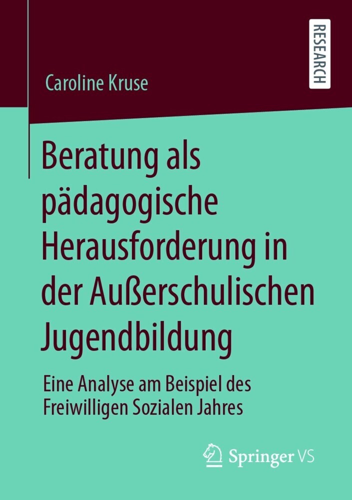 Beratung als pädagogische Herausforderung in der Außerschulischen Jugendbildung main product photo