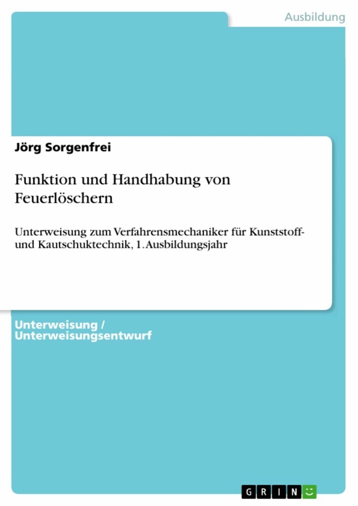 Funktion und Handhabung von Feuerlöschern main product photo