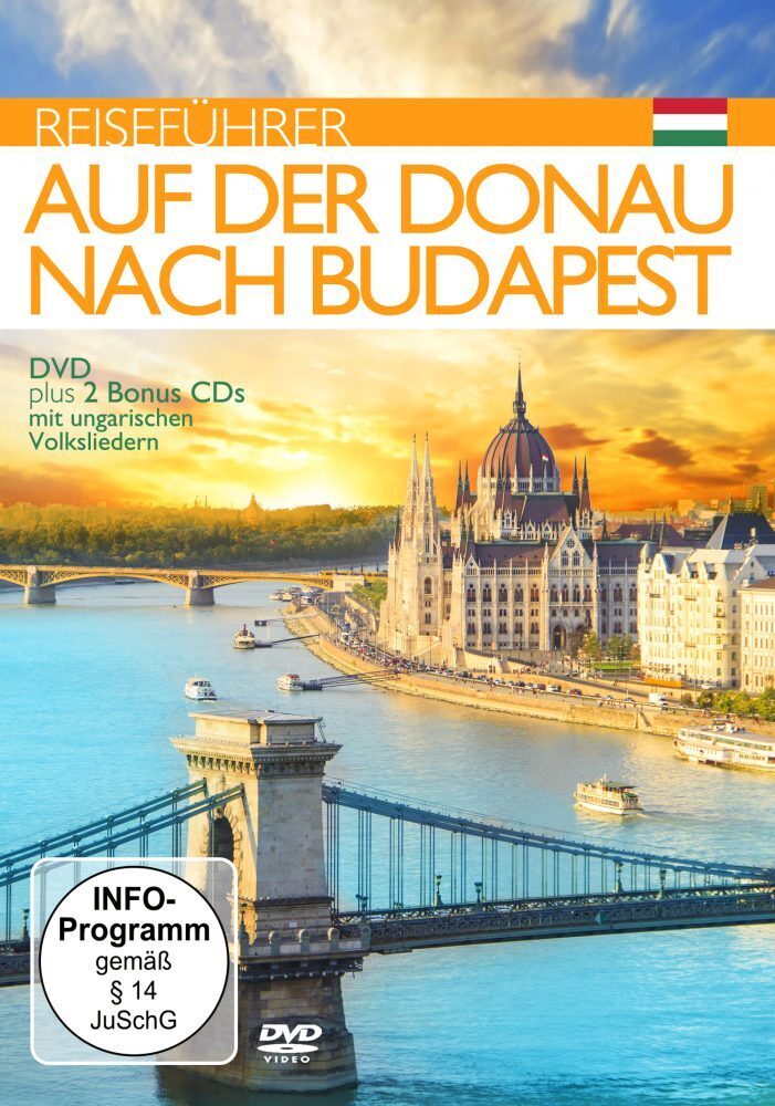 Reiseführer: Auf der Donau nach Budapest, 1 DVD + 2 Audio-CD main product photo