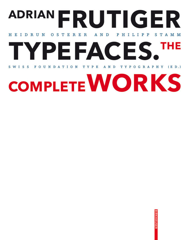Adrian Frutiger - Typefaces main product photo