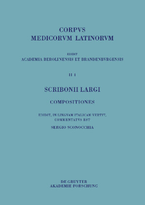 Scribonii Largi Compositiones