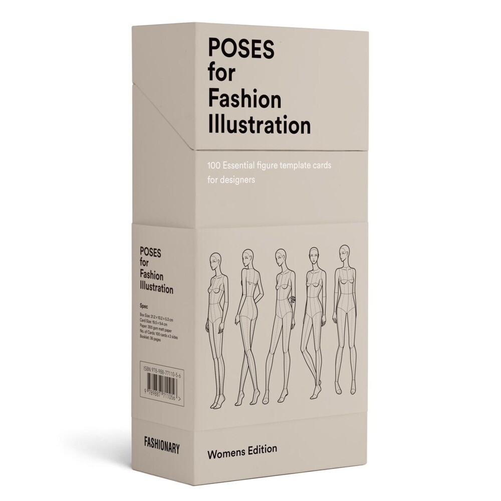 Poses for Fashion Illustration (Card Box), m. 1 Buch main product photo