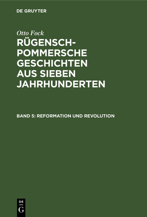 Reformation und Revolution main product photo