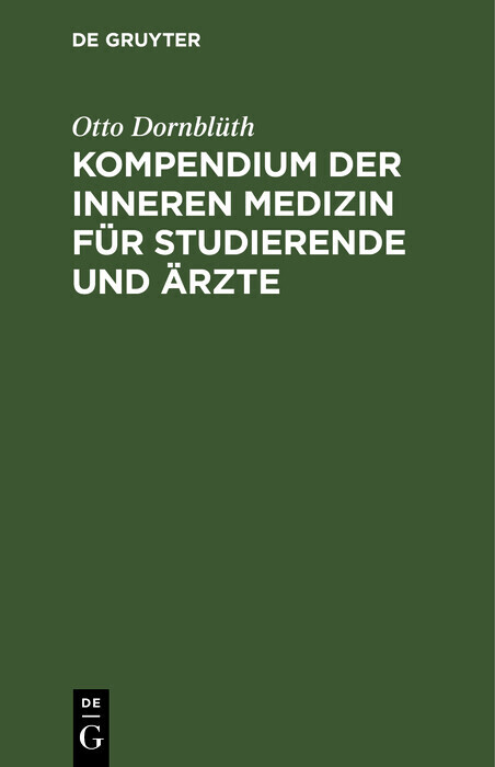 Kompendium der inneren Medizin für Studierende und Ärzte main product photo