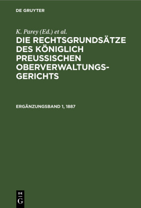 Ergänzungsband 1, 1887