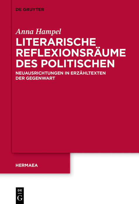 Literarische Reflexionsräume des Politischen main product photo