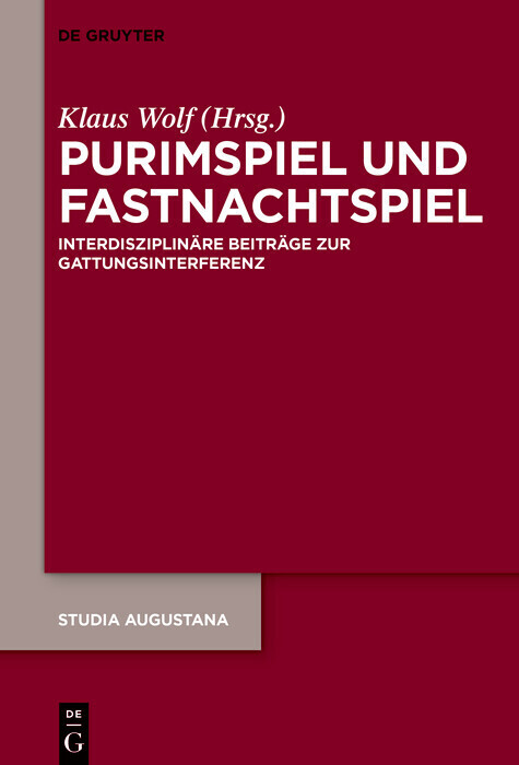 Purimspiel und Fastnachtspiel main product photo