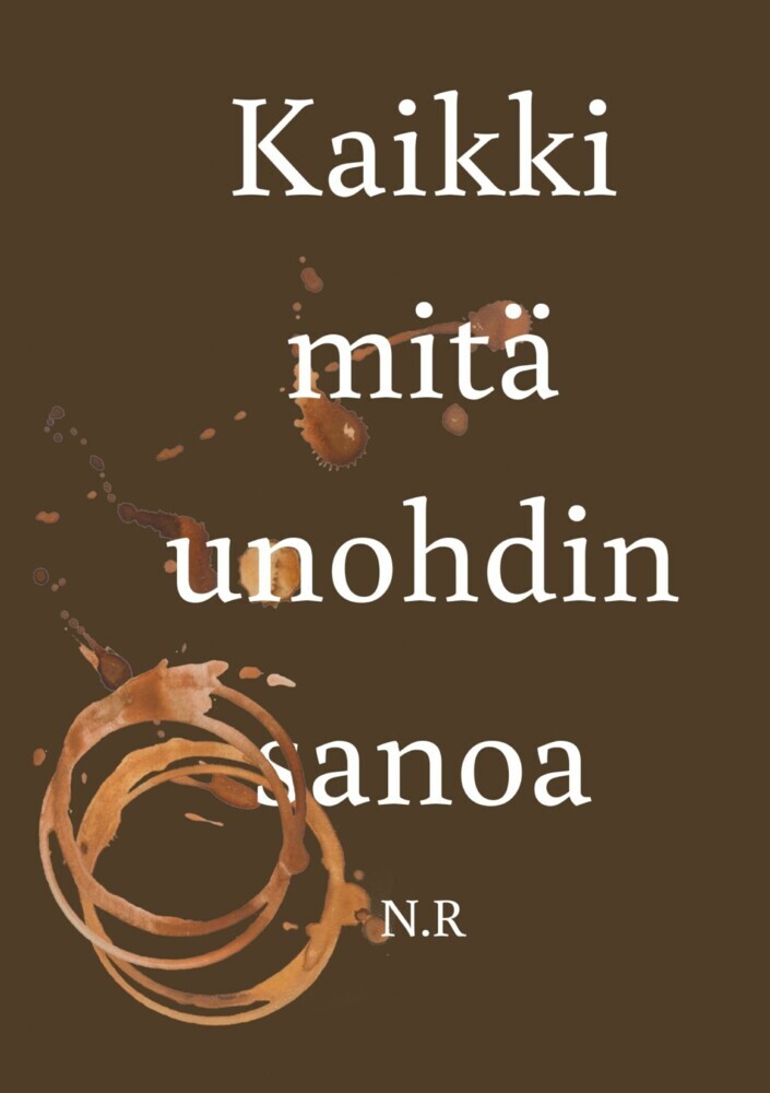 Kaikki mitä unohdin sanoa main product photo