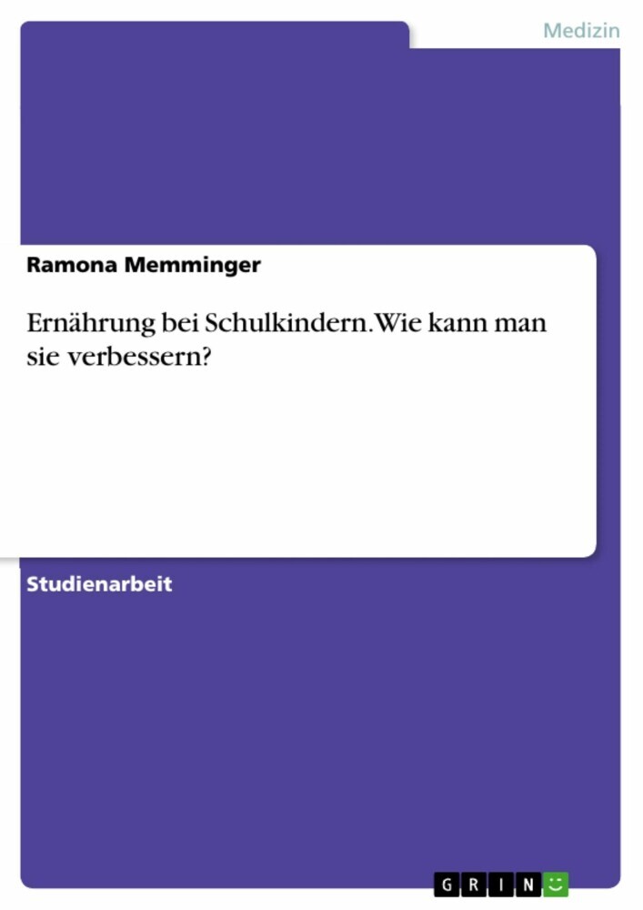 Ernährung bei Schulkindern. Wie kann man sie verbessern? main product photo