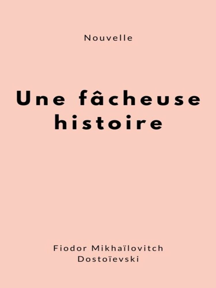 Une fâcheuse histoire main product photo