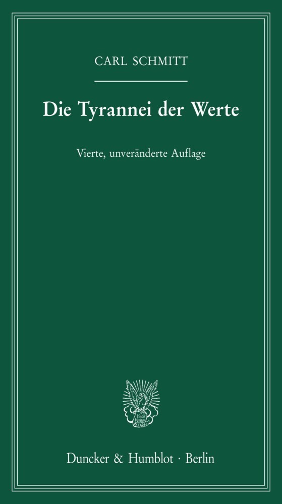 Die Tyrannei der Werte. main product photo