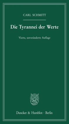 Die Tyrannei der Werte.