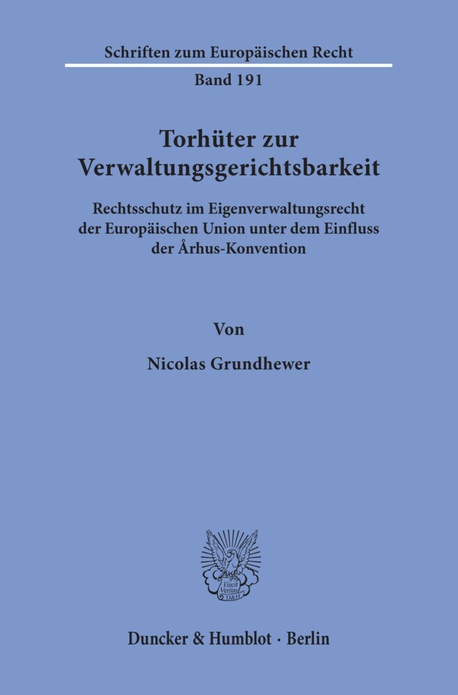 Torhüter zur Verwaltungsgerichtsbarkeit. main product photo
