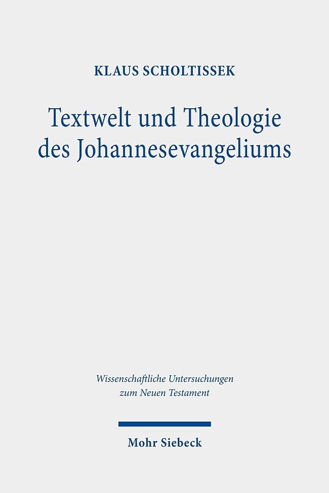 Textwelt und Theologie des Johannesevangeliums main product photo