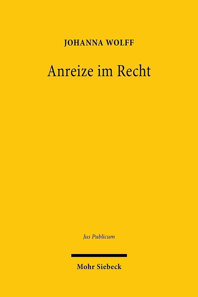 Anreize im Recht main product photo