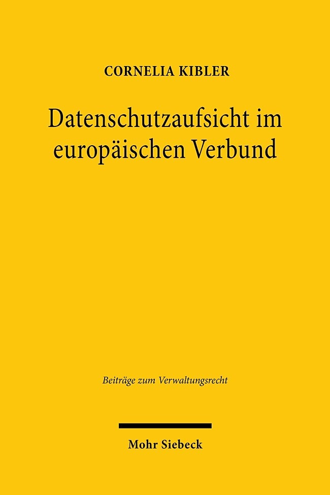 Datenschutzaufsicht im europäischen Verbund main product photo