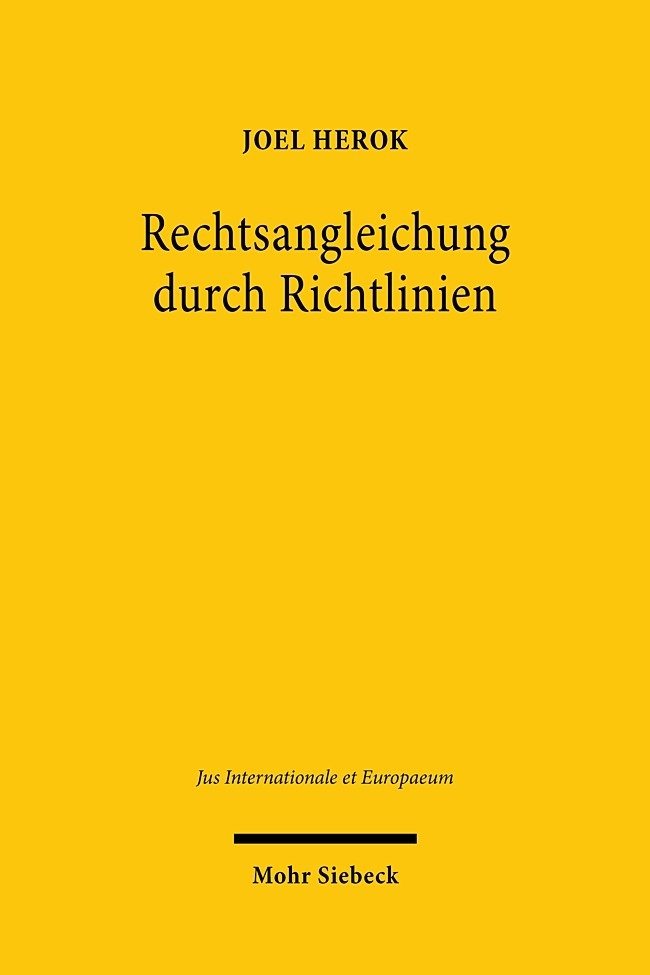 Rechtsangleichung durch Richtlinien main product photo