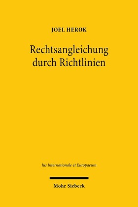 Rechtsangleichung durch Richtlinien