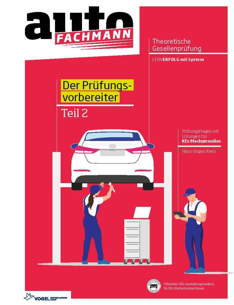 Prüfungsvorbereiter Theoretische Gesellenprüfung für Kfz-Mechatroniker Teil 2. Tl.2 main product photo