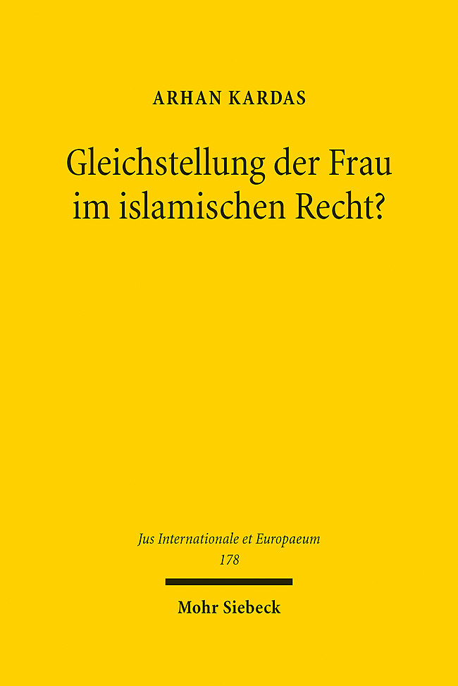 Gleichstellung der Frau im islamischen Recht? main product photo