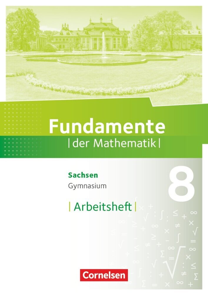 Fundamente der Mathematik - Sachsen - 8. Schuljahr Arbeitsheft mit Lösungen main product photo