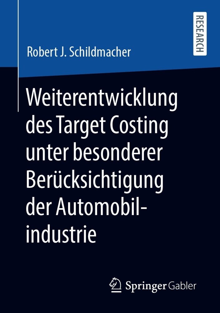 Weiterentwicklung des Target Costing unter besonderer Berücksichtigung der Automobilindustrie main product photo