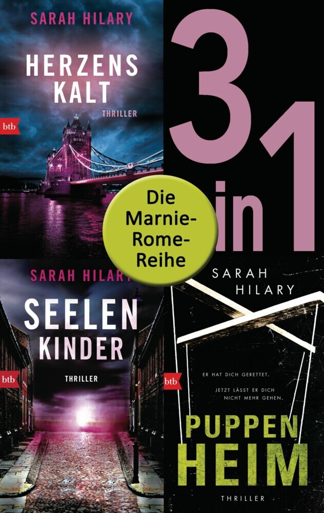 Die Marnie-Rome-Reihe Band 1-3: Herzenskalt / Seelenkinder / Puppenheim (3in1-Bundle) main product photo