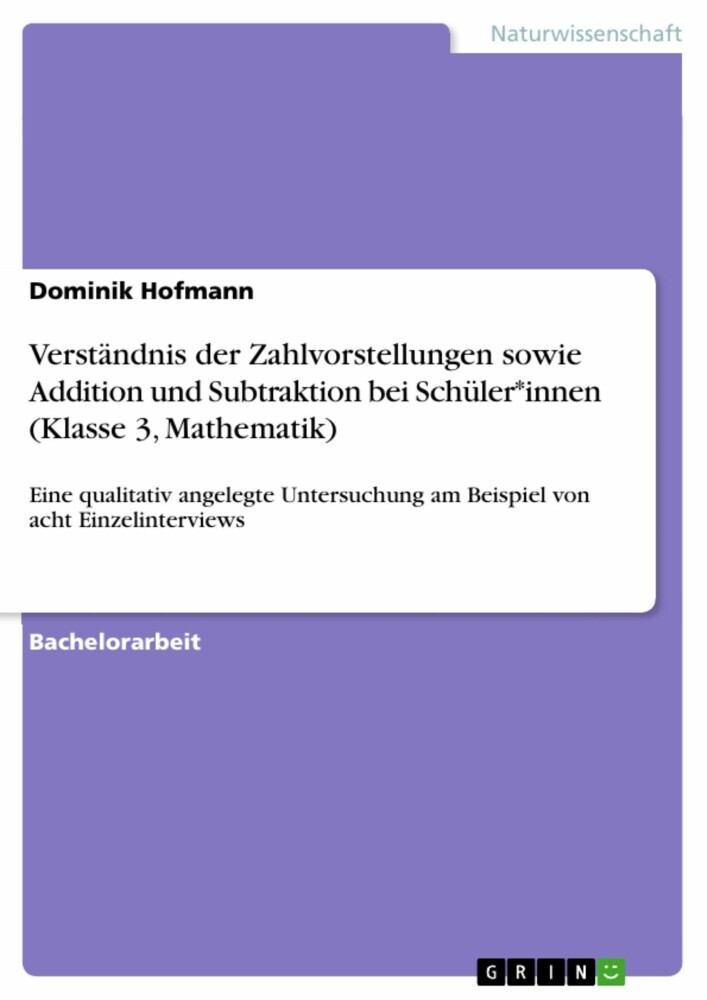 Verständnis der Zahlvorstellungen sowie Addition und Subtraktion bei Schüler*innen (Klasse 3, Mathematik) main product photo