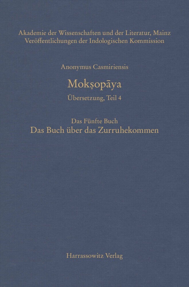 Moksopaya - Übersetzung, Teil 4, Das Fünfte Buch. Das Buch über das Zurruhekommen main product photo
