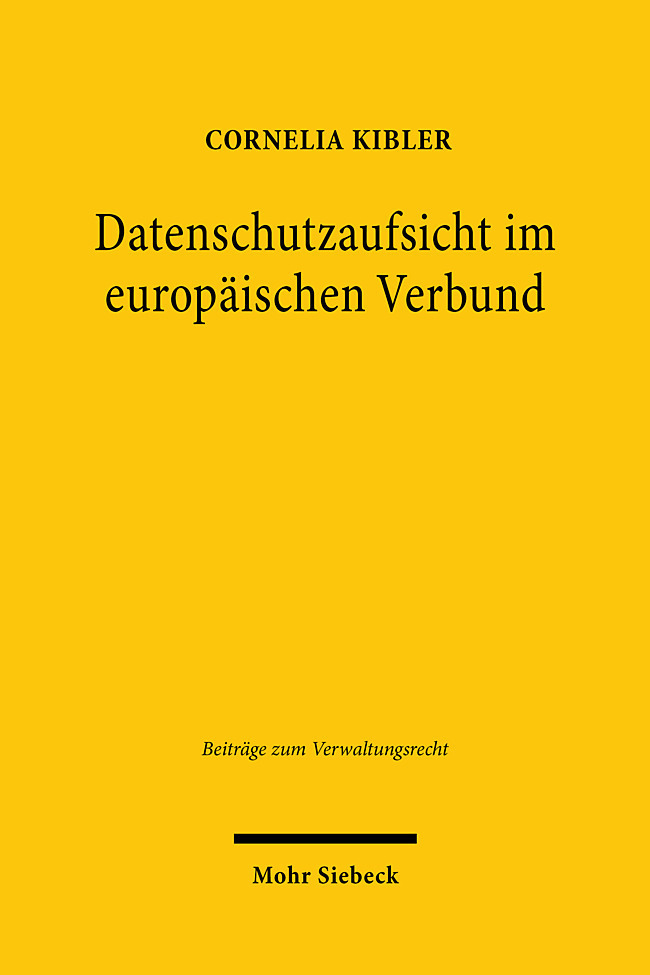 Datenschutzaufsicht im europäischen Verbund main product photo