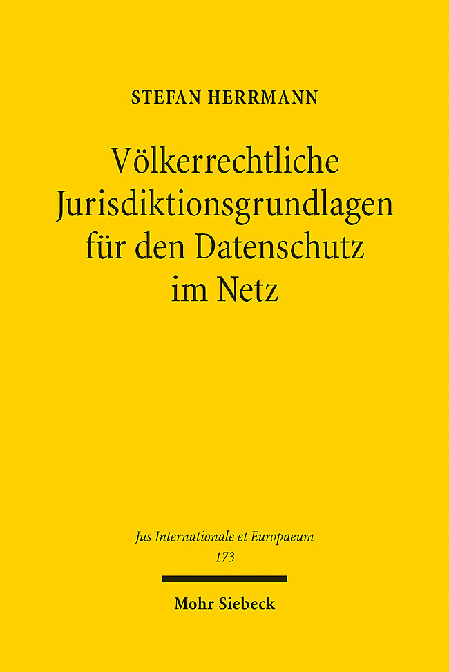 Völkerrechtliche Jurisdiktionsgrundlagen für den Datenschutz im Netz main product photo