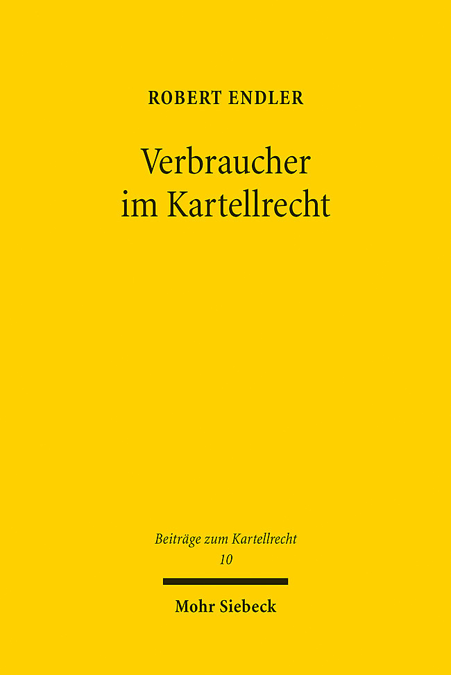 Verbraucher im Kartellrecht main product photo
