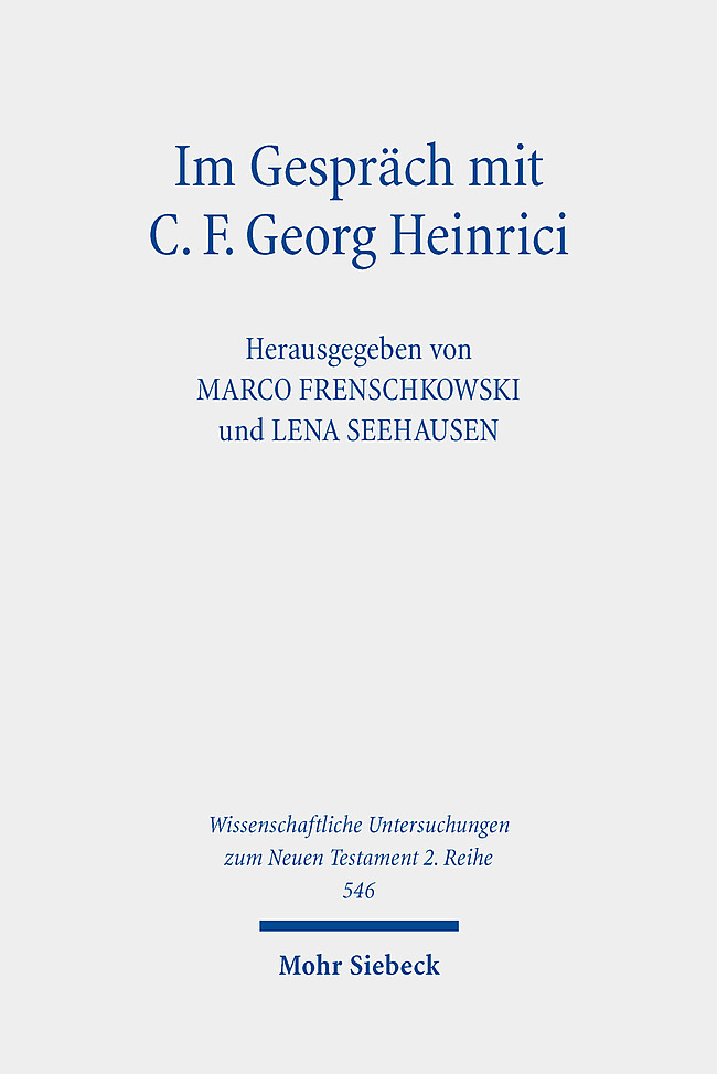 Im Gespräch mit C. F. Georg Heinrici main product photo