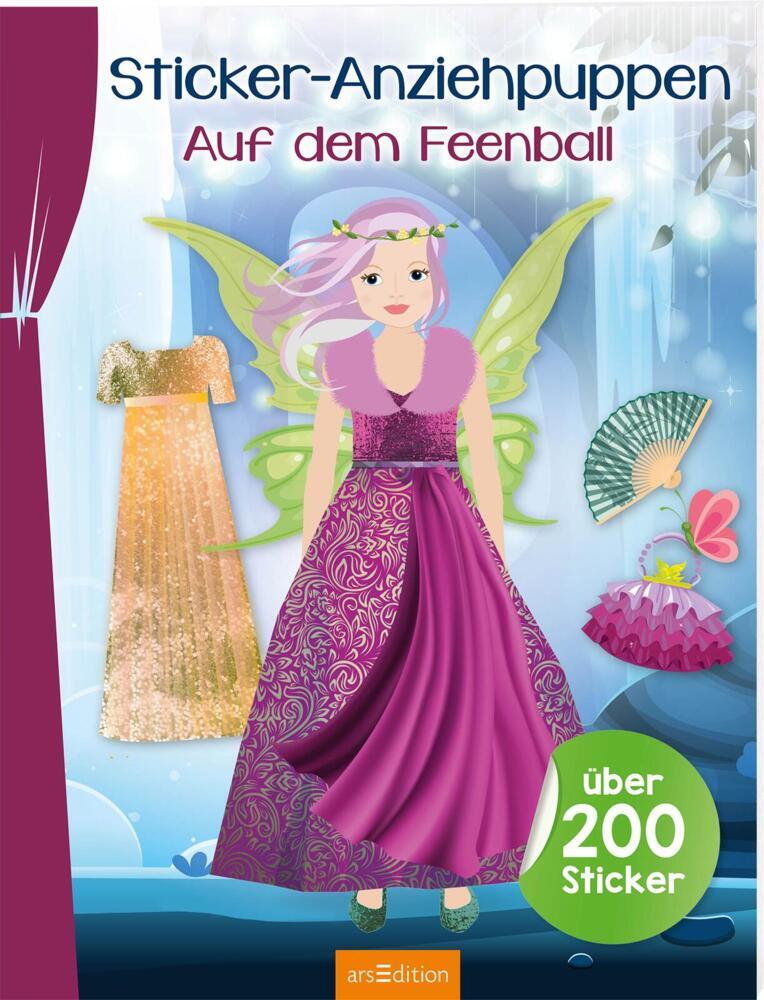 Sticker-Anziehpuppen - Auf dem Feenball main product photo