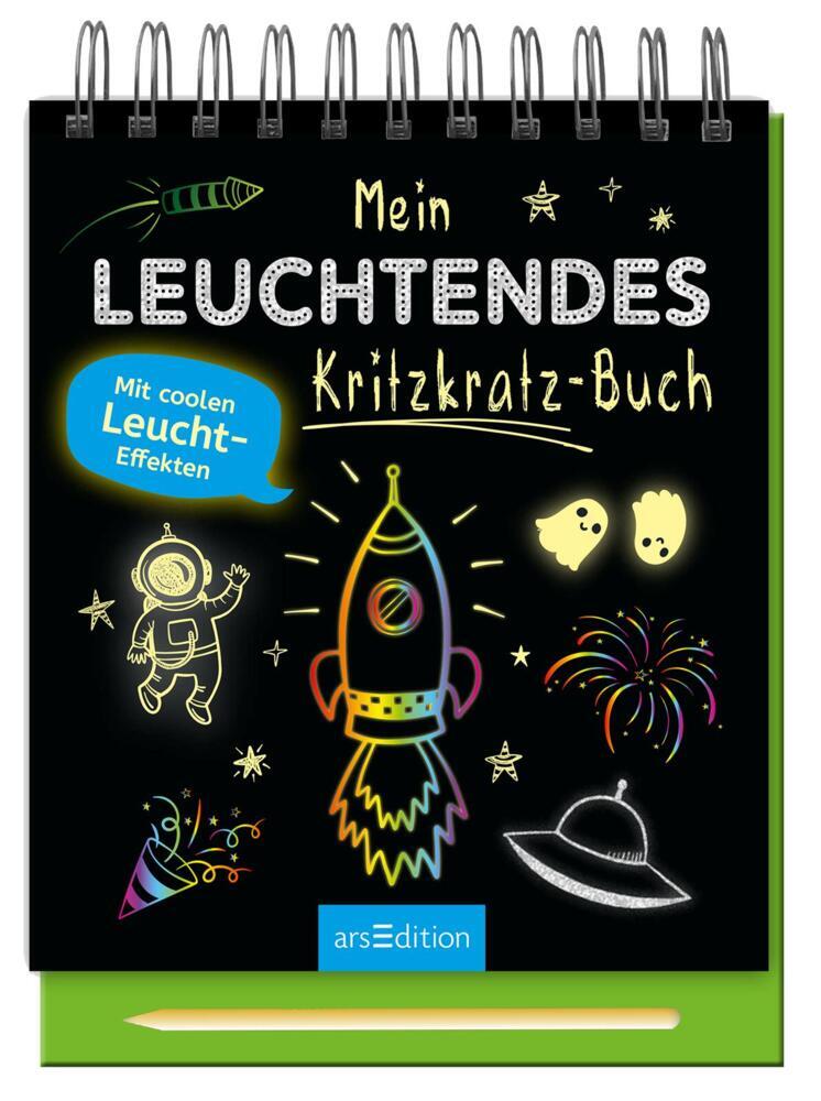 Mein leuchtendes Kritzkratz-Buch main product photo