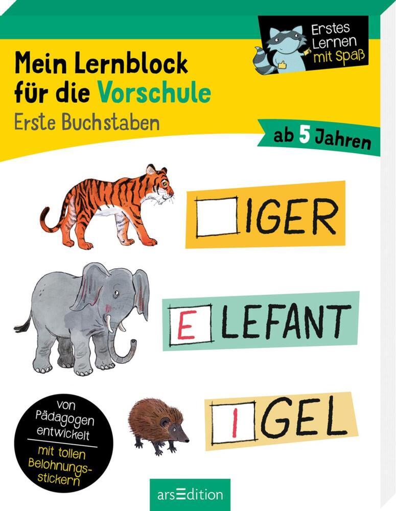 Mein Lernblock für die Vorschule - Erste Buchstaben main product photo