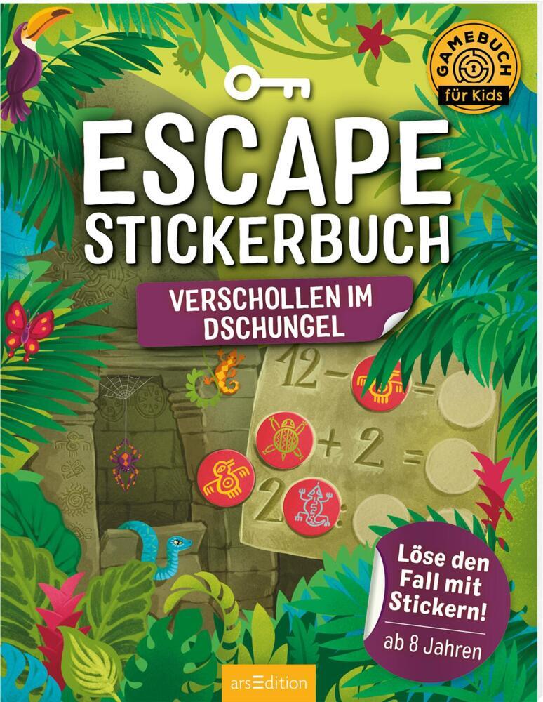 Escape-Stickerbuch - Verschollen im Dschungel main product photo
