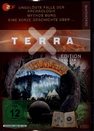 Terra X - Edition - Ungelöste Fälle der Archäologie / Eine kurze Geschichte über  / Mythos Burg, 3 DVD