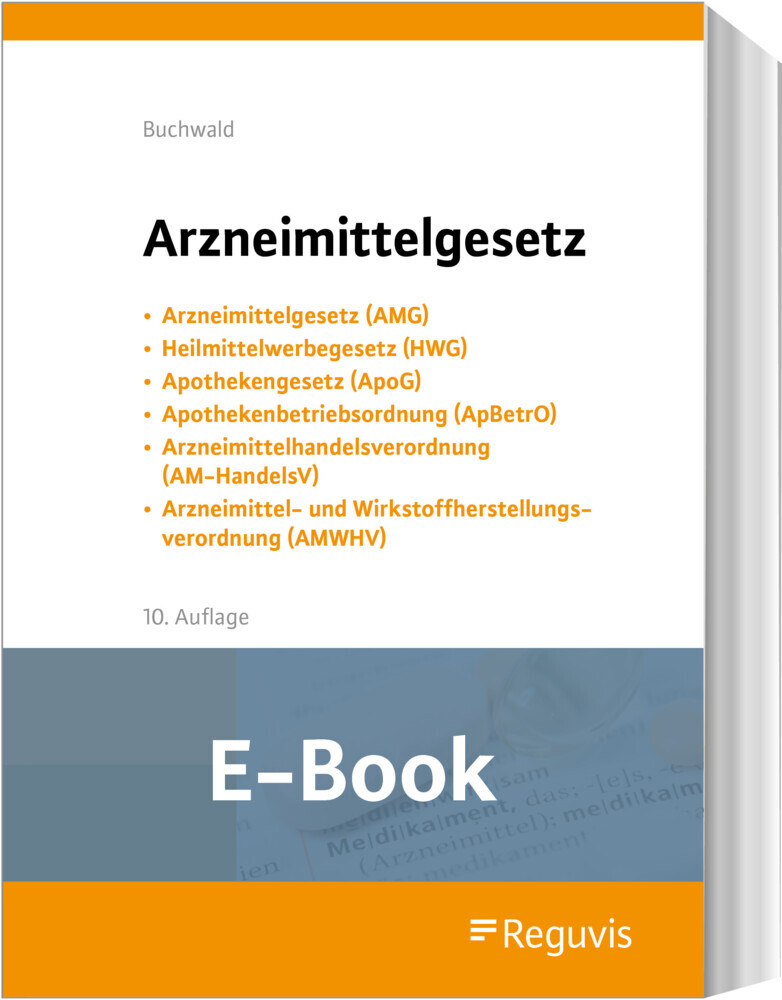 Arzneimittelgesetz (E-Book) main product photo