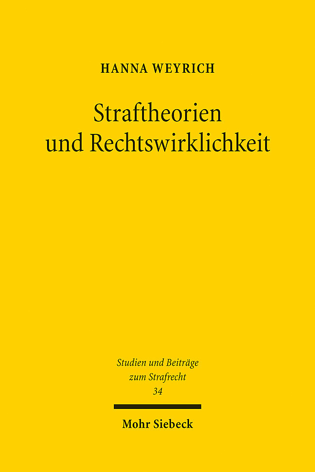 Straftheorien und Rechtswirklichkeit main product photo