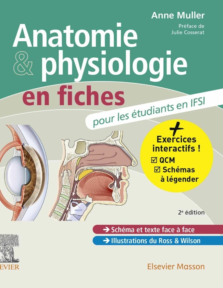 Anatomie et physiologie en fiches pour les étudiants en IFSI main product photo