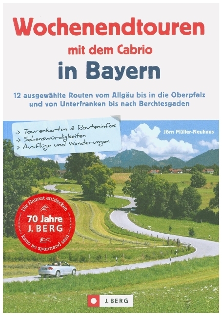 Wochenendtouren mit dem Cabrio in Bayern main product photo