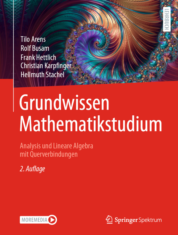 Grundwissen Mathematikstudium - Analysis und Lineare Algebra mit Querverbindungen main product photo