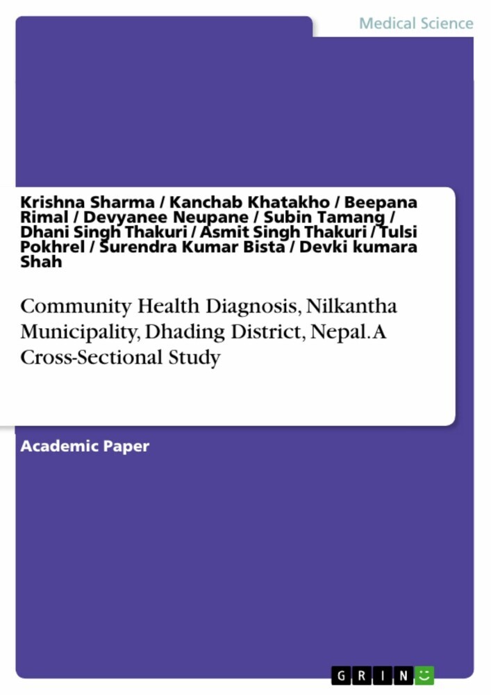 Community Health Diagnosis, Nilkantha Municipality, Dhading District, Nepal. A Cross-Sectional Study main product photo