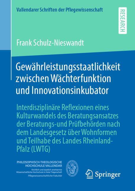 Gewährleistungsstaatlichkeit zwischen Wächterfunktion und Innovationsinkubator main product photo