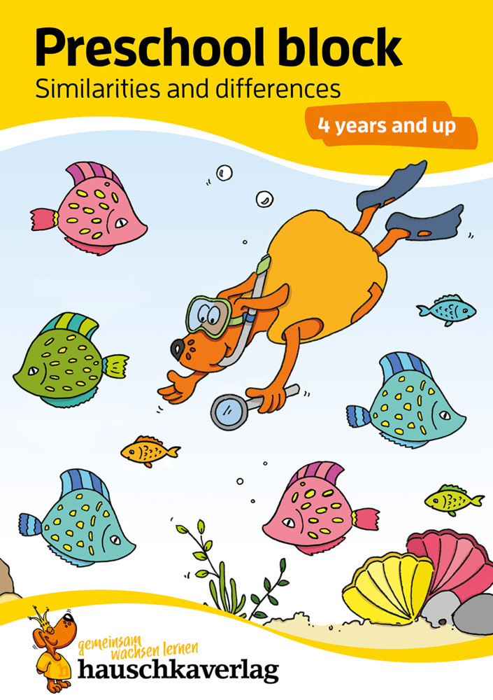 Kindergarten Activity Book from age 4 years - Spot the difference - for kids, boy and girl main product photo