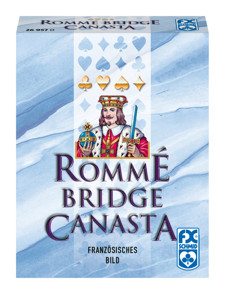 Ravensburger 26957 - Rommé Bridge Canasta, Kartenspiele ab 8 Jahren, Klassiker main product photo