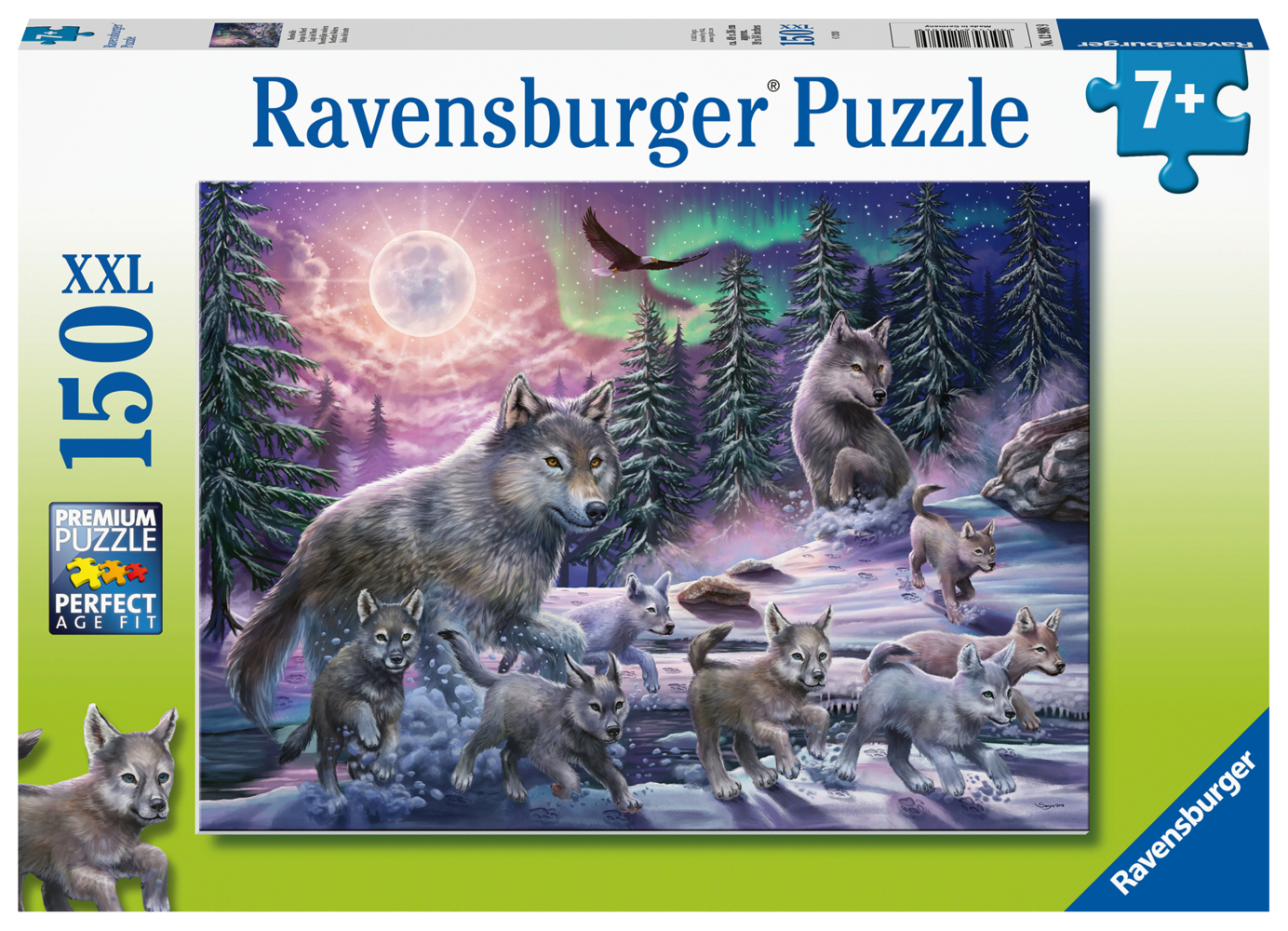 Ravensburger Kinderpuzzle - 12908 Nordwölfe - Wolf-Puzzle für Kinder ab 7 Jahren, mit 150 Teilen im XXL-Format main product photo