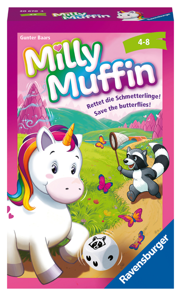 Ravensburger®, Milly Muffin, 20670, kooperatives Einhorn Kinderspiel ab 4 Jahren main product photo